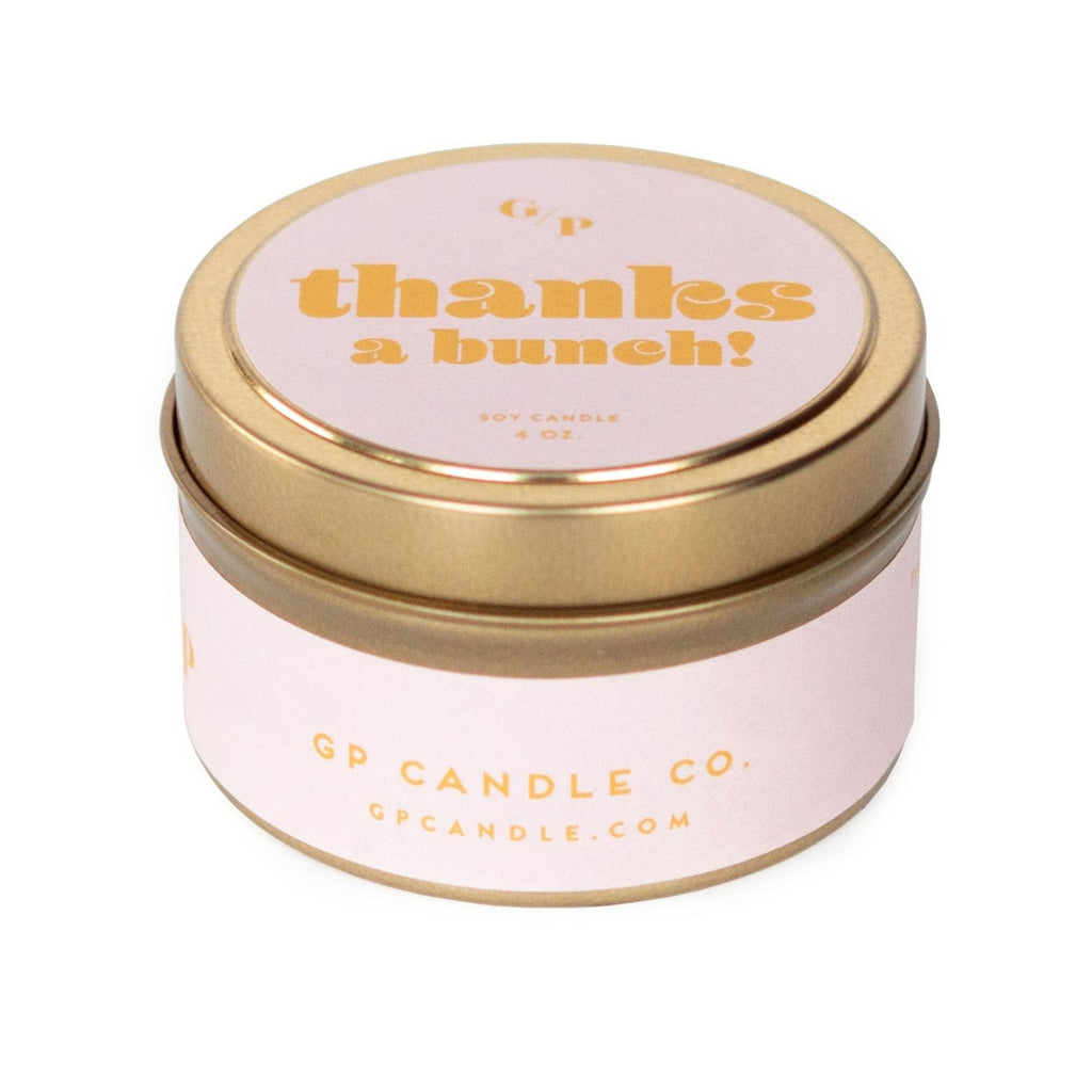 Thanks a Bunch! 4 oz. Just Because Candle Tin - Poppy & Vine