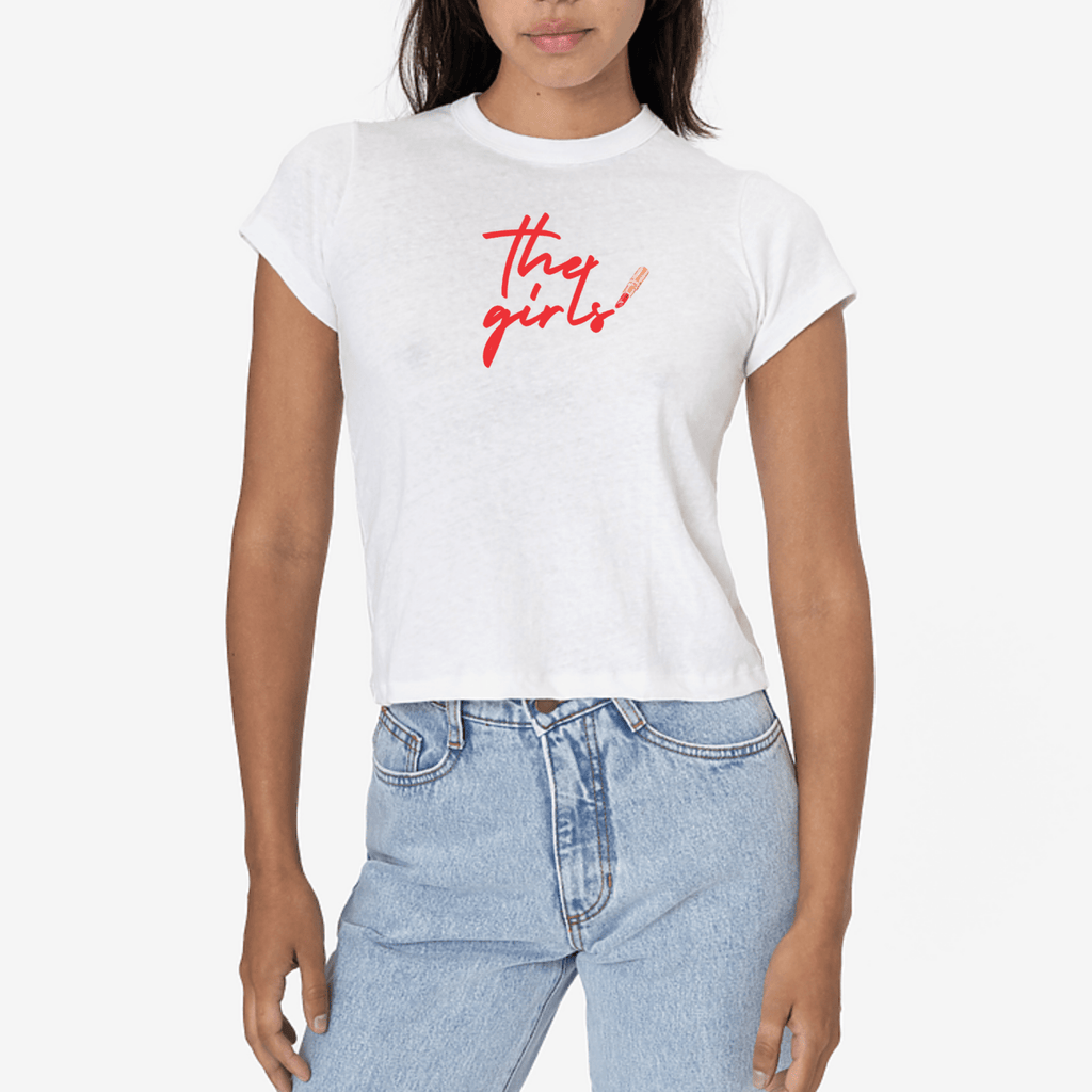 The Girls Crop Tee – Bachelorette Party & Bridal Crew Shirt - Poppy & Vine