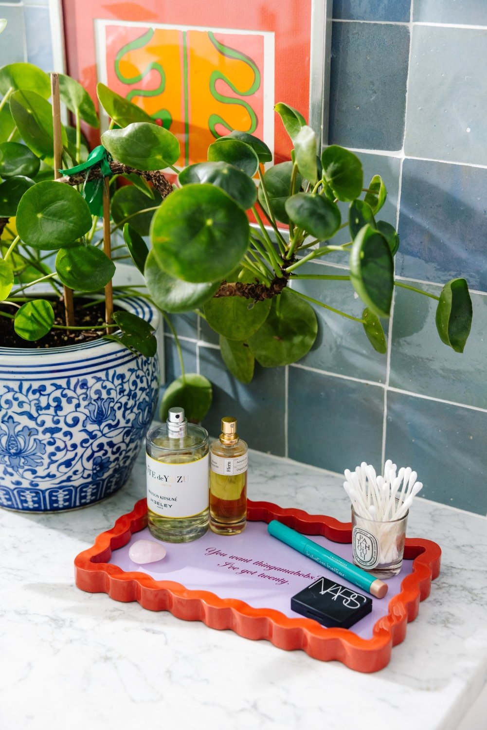 Thingamabobs Lacquer Tray - Poppy & Vine