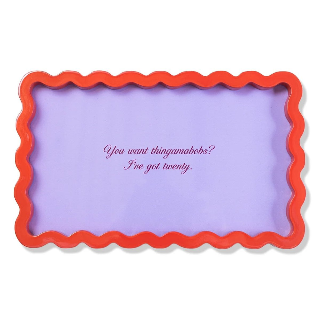 Thingamabobs Lacquer Tray - Poppy & Vine
