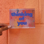 "Thinking of You" - Postcard - Poppy & Vine