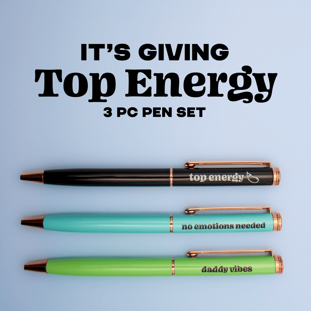 Top Energy Pen Set - Poppy & Vine