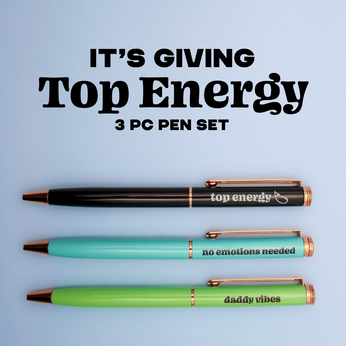Top Energy Pen Set - Poppy & Vine