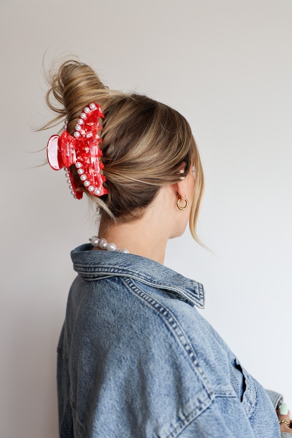 TORTOISE RED PEARL CLAW - Poppy & Vine