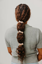 TWO TONED BOW SLICK BACK PONYTAILS (PACK OF 3) - Poppy & Vine