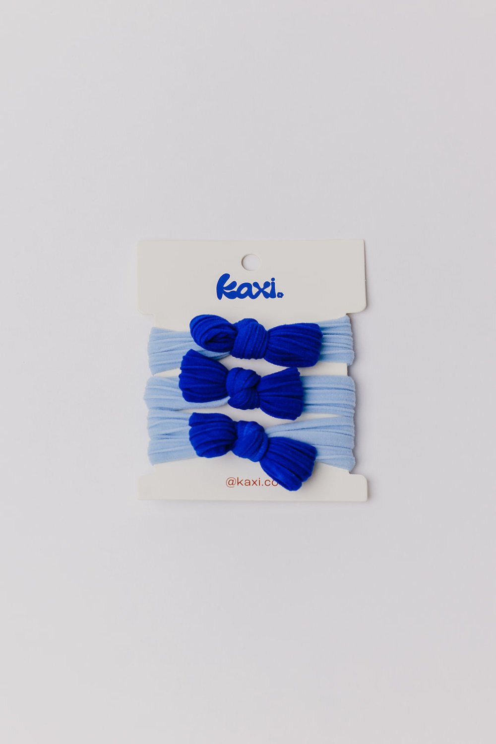 TWO TONED BOW SLICK BACK PONYTAILS (PACK OF 3) - Poppy & Vine
