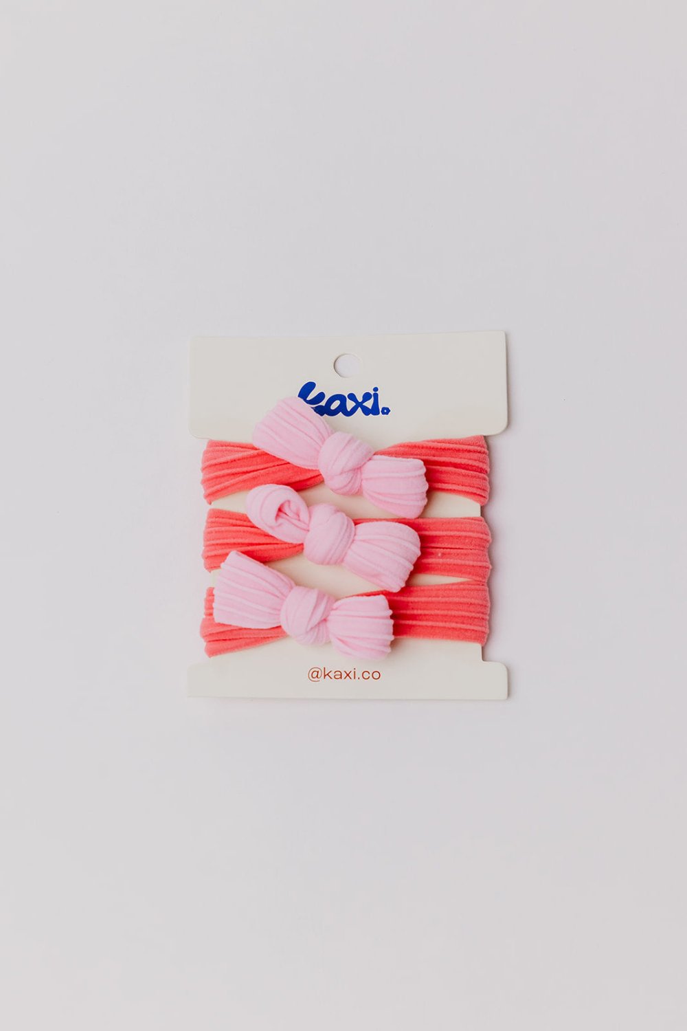 TWO TONED BOW SLICK BACK PONYTAILS (PACK OF 3) - Poppy & Vine