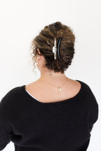 TWO-TONED SHINY MIDI HOLD EVERYTHING CLAW - Poppy & Vine