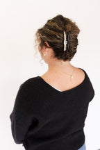 TWO-TONED SHINY MIDI HOLD EVERYTHING CLAW - Poppy & Vine