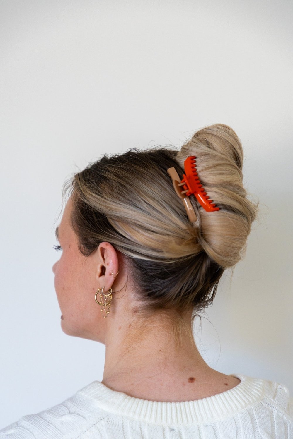TWO TONED SHINY MINI HOLD EVERYTHING CLAW - Poppy & Vine