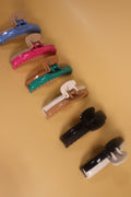 TWO TONED SHINY MINI HOLD EVERYTHING CLAW - Poppy & Vine