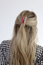 TWO TONED SHINY MINI HOLD EVERYTHING CLAW - Poppy & Vine