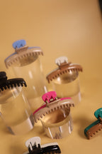 TWO TONED SHINY MINI HOLD EVERYTHING CLAW - Poppy & Vine
