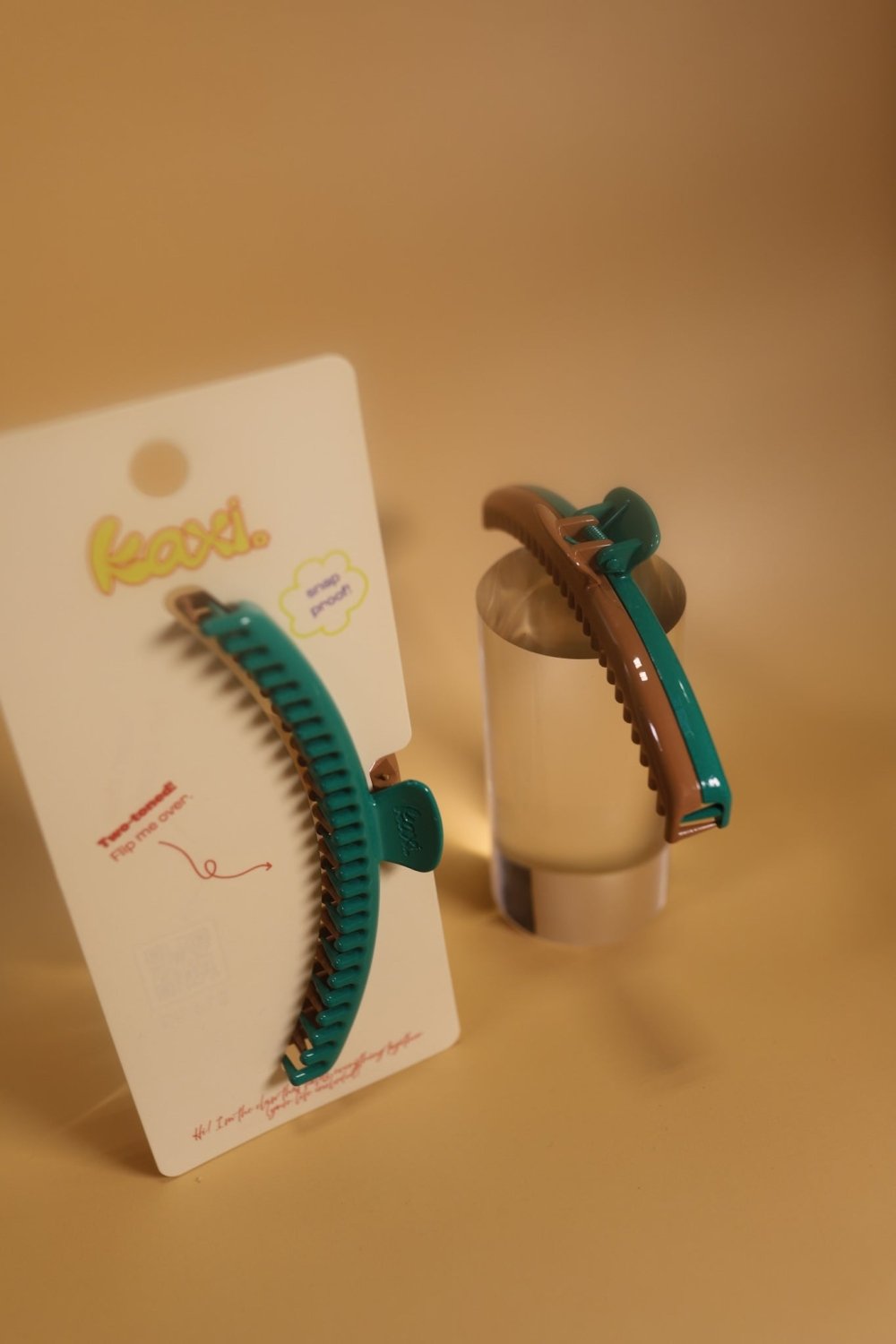 TWO-TONED SHINY ORIGINAL HOLD EVERYTHING CLAW - Poppy & Vine