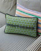 Unbothered Needlepoint Pillow - Poppy & Vine