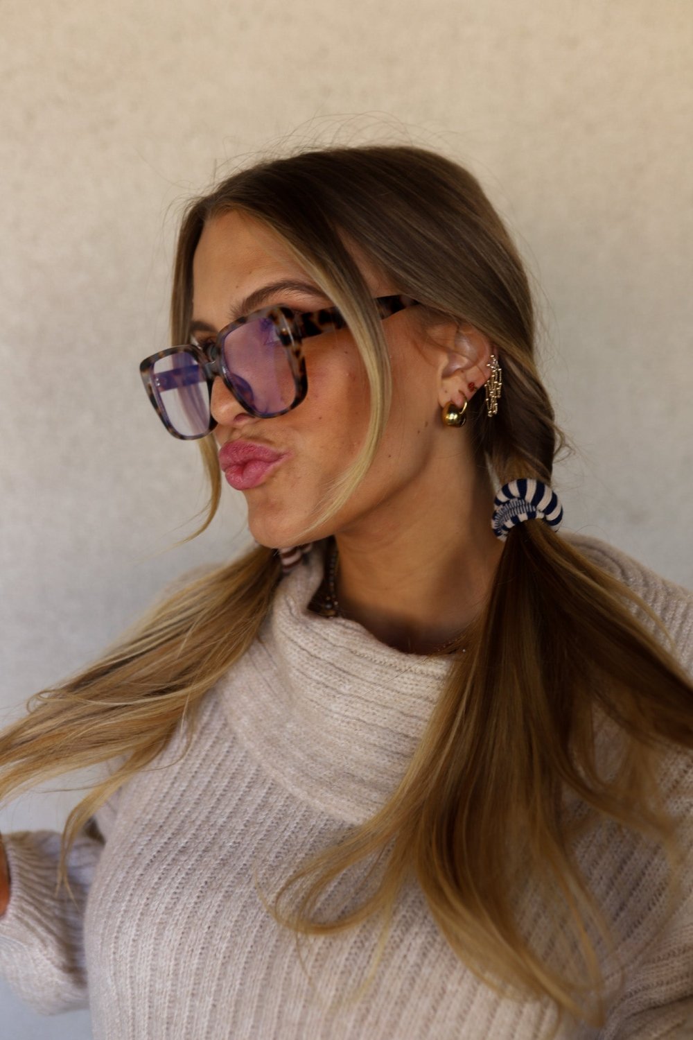 UNIVERSITY STRIPED HAIR TIE PACK - Poppy & Vine