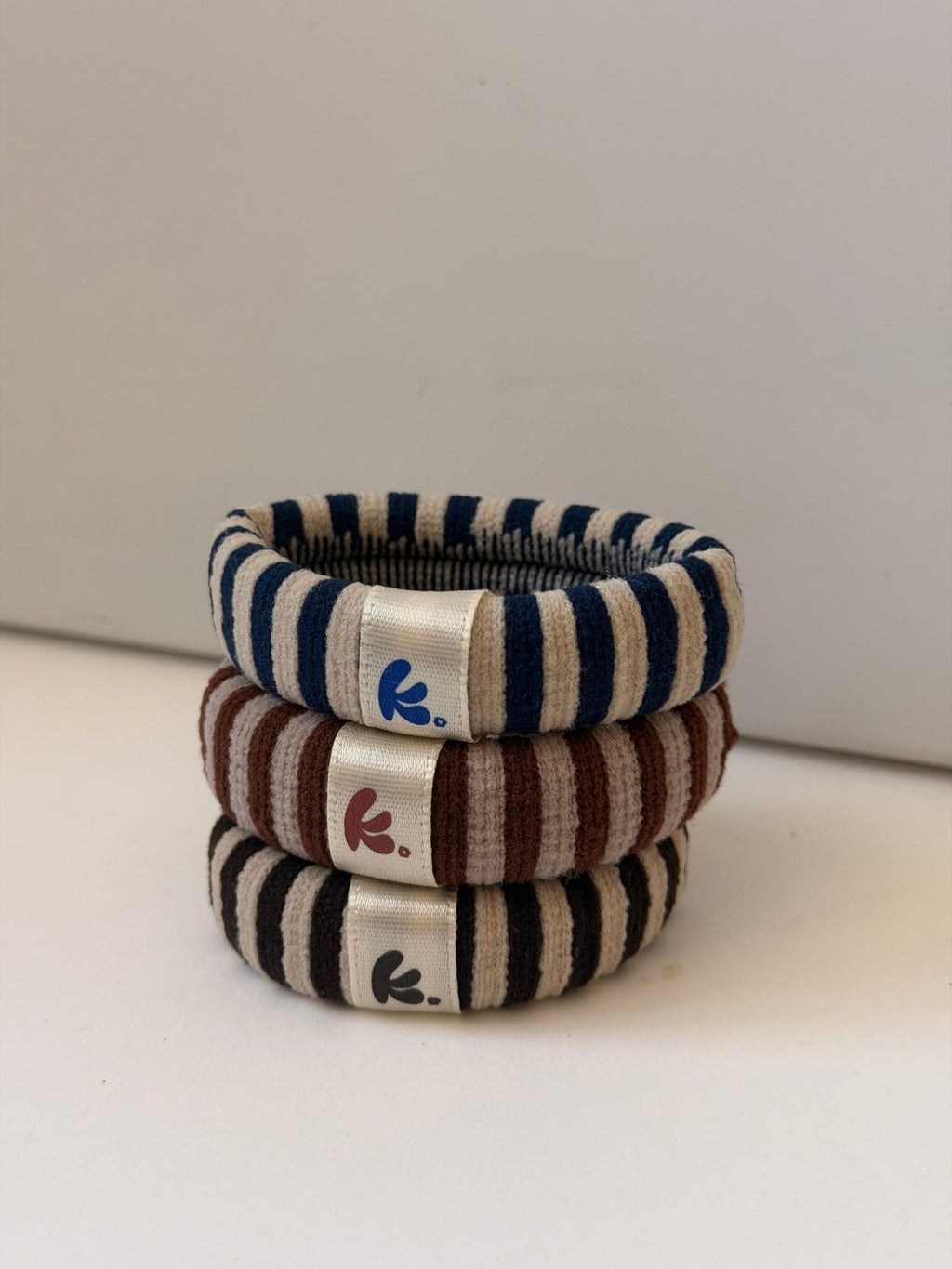 UNIVERSITY STRIPED HAIR TIE PACK - Poppy & Vine