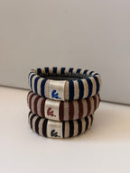 UNIVERSITY STRIPED HAIR TIE PACK - Poppy & Vine