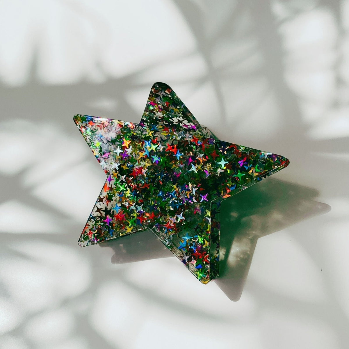 Velvet Claws Glitter Star Hair Claw - Poppy & Vine