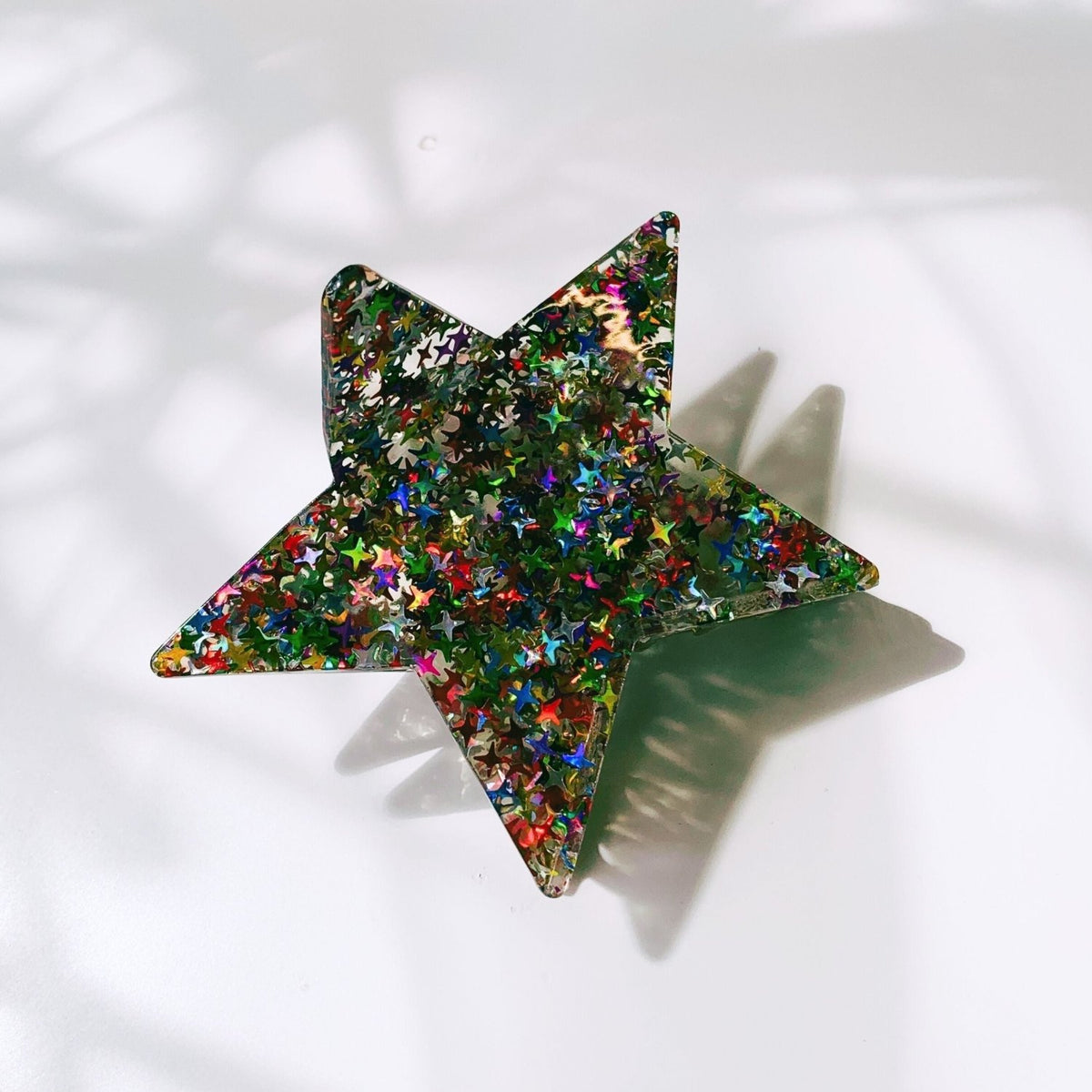 Velvet Claws Glitter Star Hair Claw - Poppy & Vine