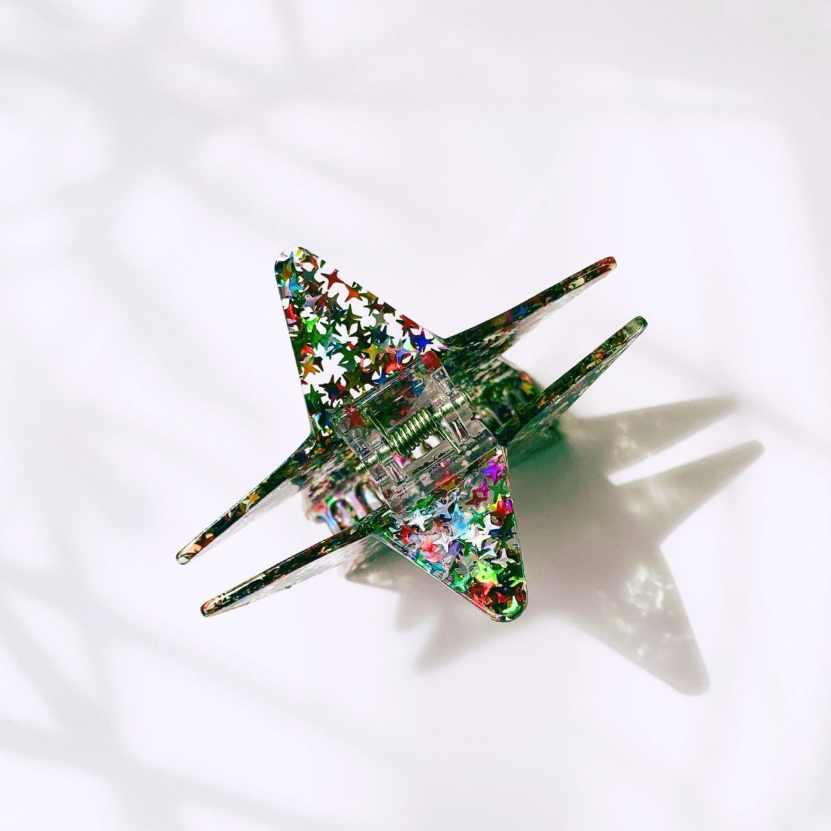 Velvet Claws Glitter Star Hair Claw - Poppy & Vine