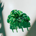 Velvet Claws Monstera Leaf Hair Claw - Poppy & Vine