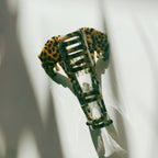Velvet Claws Shaped Cheetah Hair Claw - Poppy & Vine