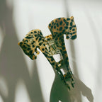 Velvet Claws Shaped Cheetah Hair Claw - Poppy & Vine
