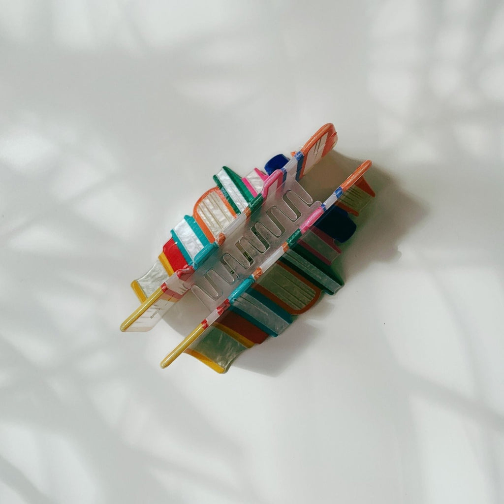 Velvet Claws Stack of Books Hair Clip - Poppy & Vine