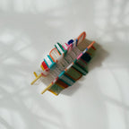 Velvet Claws Stack of Books Hair Clip - Poppy & Vine