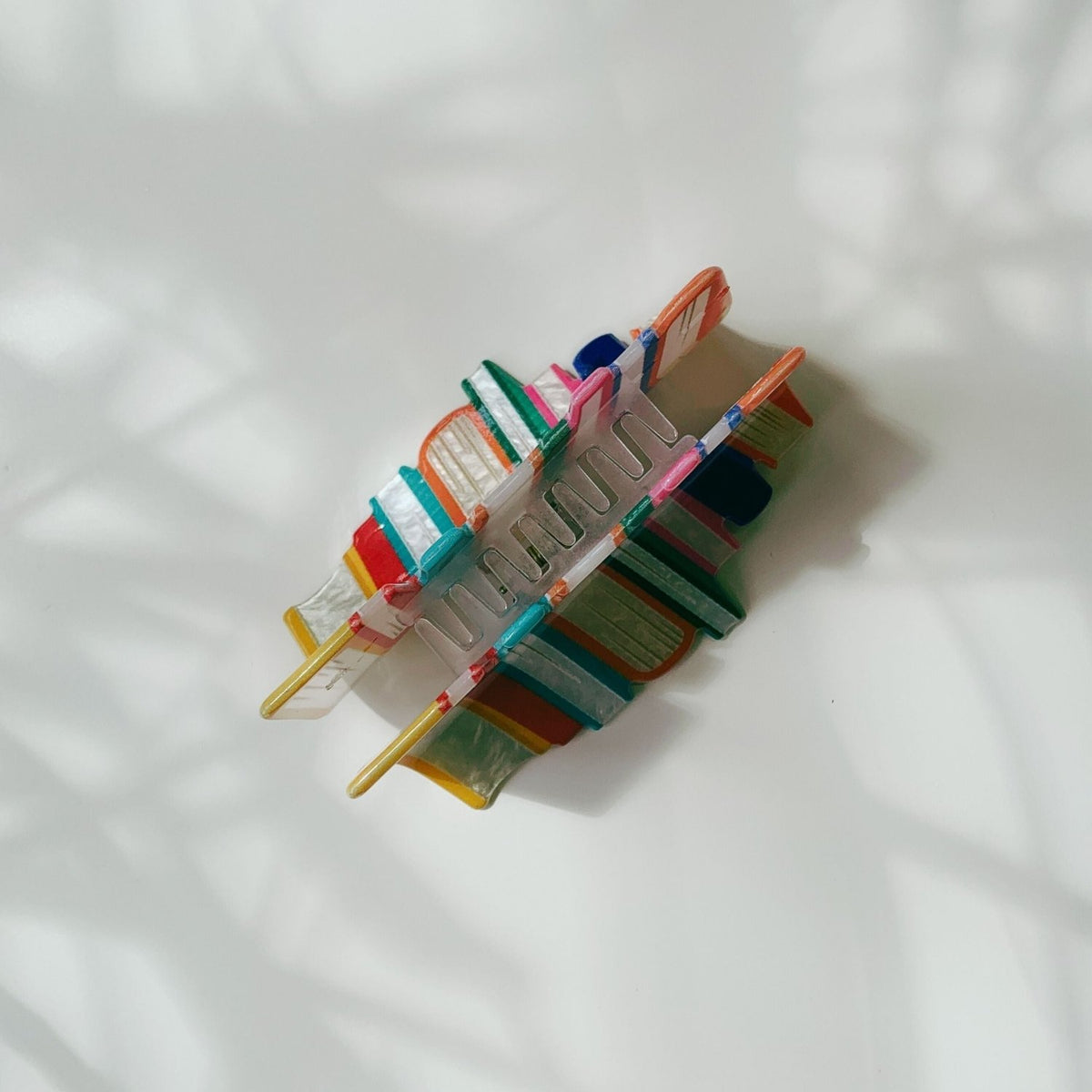 Velvet Claws Stack of Books Hair Clip - Poppy & Vine