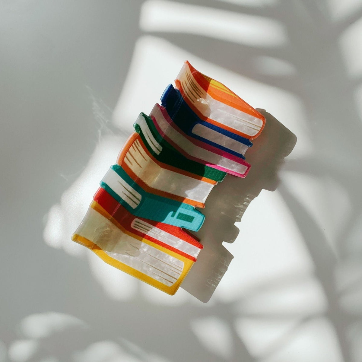 Velvet Claws Stack of Books Hair Clip - Poppy & Vine
