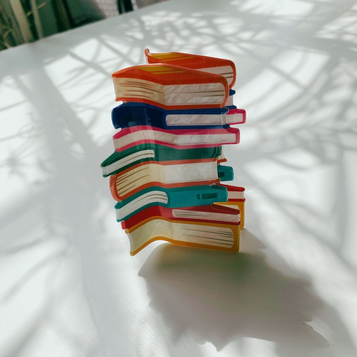 Velvet Claws Stack of Books Hair Clip - Poppy & Vine