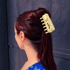 Velvet Claws Stick of Salted Butter Hair Claw | Yellow Claw Clip - Poppy & Vine