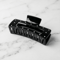 Velvet Claws Uptown Lady in Black Dot Hair Clip - Poppy & Vine