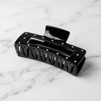 Velvet Claws Uptown Lady in Black Dot Hair Clip - Poppy & Vine
