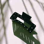 Velvet Claws Uptown Lady in Black Dot Hair Clip - Poppy & Vine