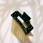 Velvet Claws Uptown Lady in Black Dot Hair Clip - Poppy & Vine
