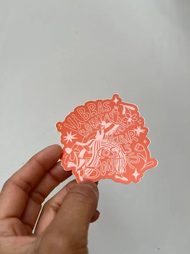Vibras Bonitas Sticker - Poppy & Vine