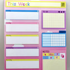 Weekly Planner Notepad - Poppy & Vine