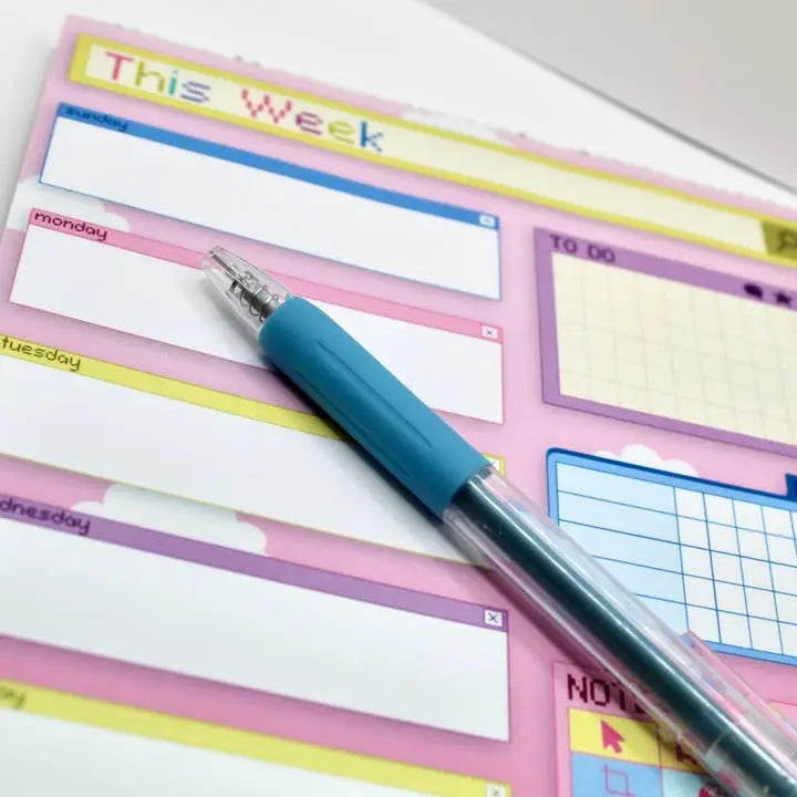 Weekly Planner Notepad - Poppy & Vine