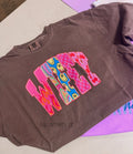Wifey Graphic Tee | Trendy Wife Shirt | Colorful Wifey Tee | Retro Smiley Face Shirt | Cute Wife Gift | Comfort Colors Tee - Poppy & Vine