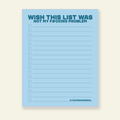 Wish this Was Not My F#cking Problem - Snarky & Funny Notepad - Poppy & Vine
