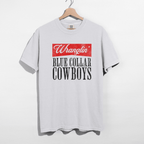 Wranglin’ Blue Collar Cowboys Graphic Tee – Western Rodeo Cowgirl Shirt - Poppy & Vine