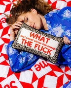 WTF Needlepoint Pillow - Poppy & Vine