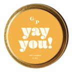 Yay You! 4 oz. Just Because Candle Tin - Poppy & Vine