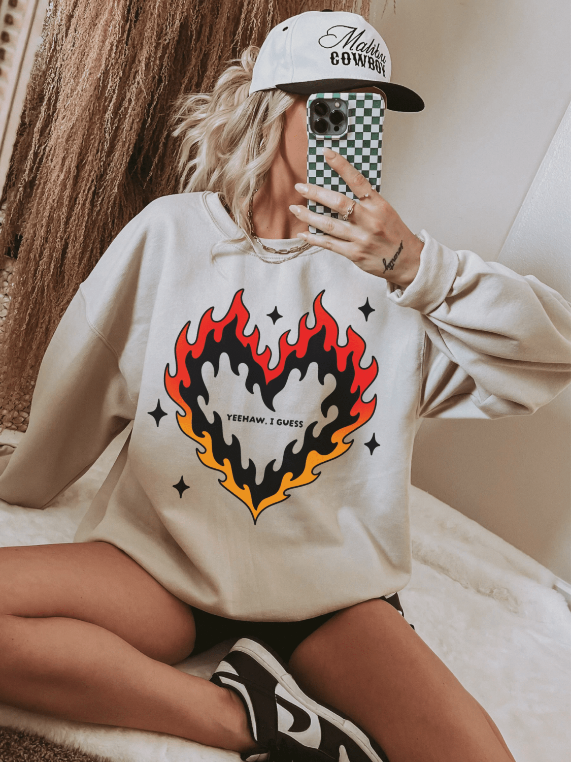Yeehaw, I Guess TEE or CREWNECK - Poppy & Vine
