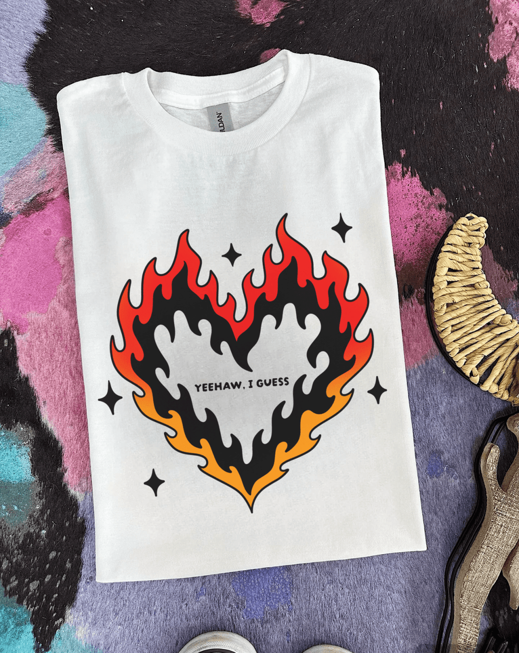 Yeehaw, I Guess TEE or CREWNECK - Poppy & Vine
