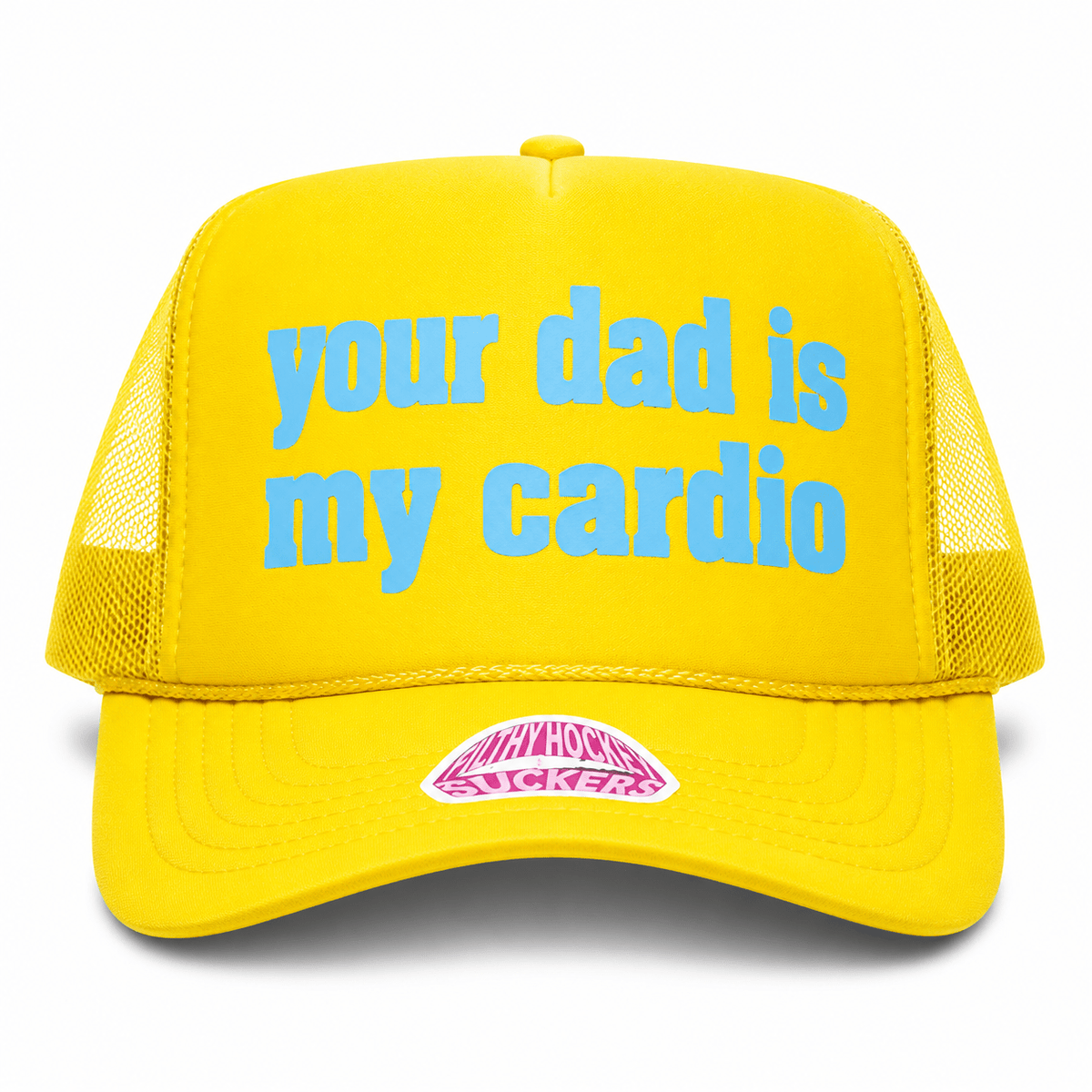 Your Dad Is My Cardio Trucker Hat | Funny Trucker Hat - Poppy & Vine