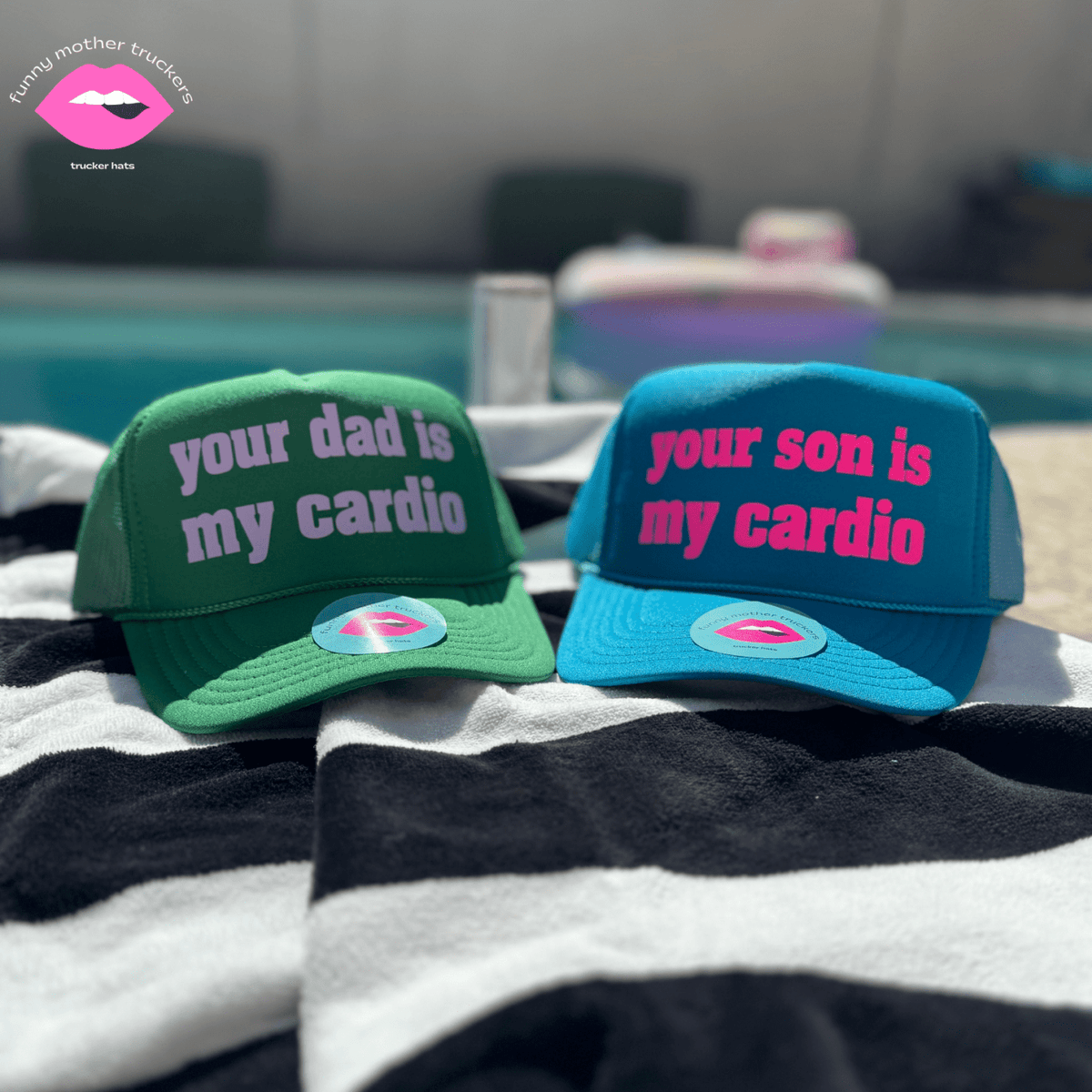Your Son Is My Cardio Trucker Hat - Poppy & Vine